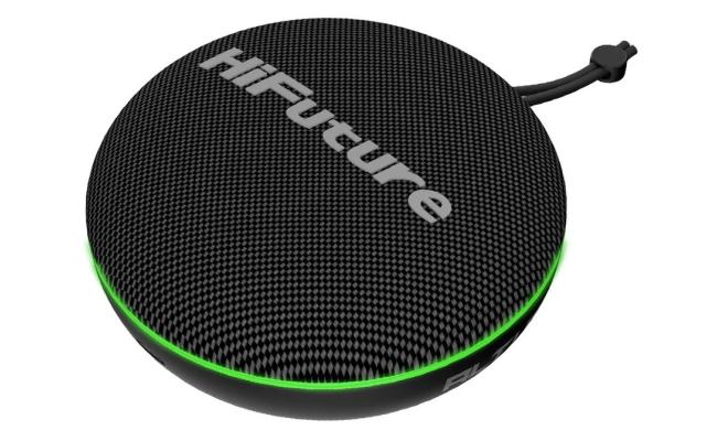 HiFuture Altus Bluetooth 5.3 Speaker with APTX waterproof, up to 8-Hours Battery Life, True Wireless Stereo (TWS) mode, 8.0, IPX5 - Black